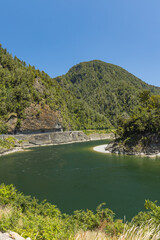 Fototapeta premium ニュージーランド ブラー峡谷を流れるブラー川