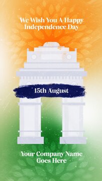 Indian Independence Day Social Post 04