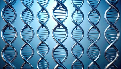 Abstract Dna Double Helix Graphic Design