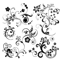 Abstract Elegant Floral Designs