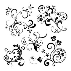 Abstract Elegant Floral Designs