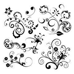 Abstract Elegant Floral Designs