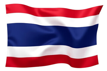 Thai national flag. Thong Trairong. Nation, religion, and monarchy of Thailand. Travel, cultural, educational, or national celebration themes