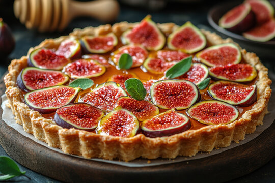 Figo figon with figo slices.