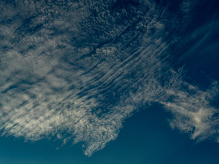 Bizarrer Wolkenhimmel