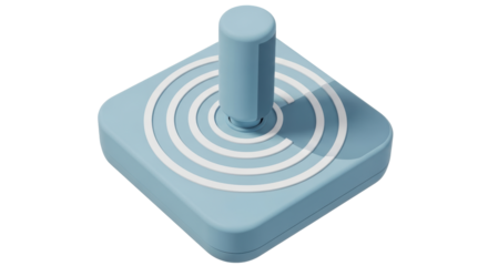 Isolated Blue Phone Stand