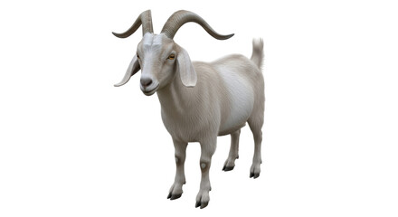 Isolated Goat Standing