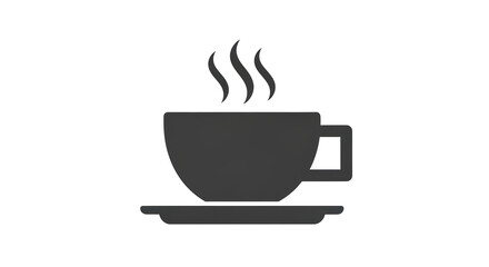 Isolated Cup of Coffee