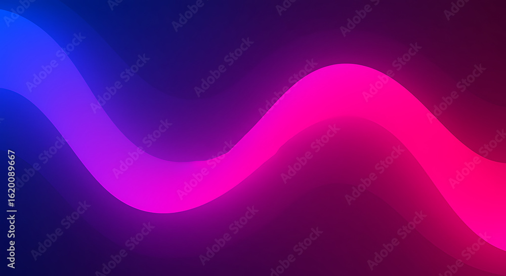 Poster vibrant wavy gradient background with dynamic flowing lines