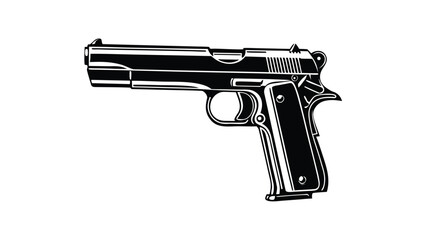 gun isolated on white background