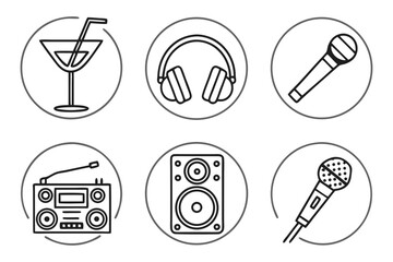 set of icons for web design