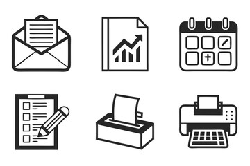 business and finance icons