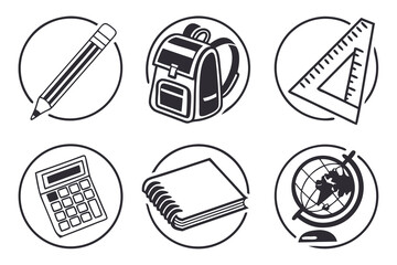 set of computer icons