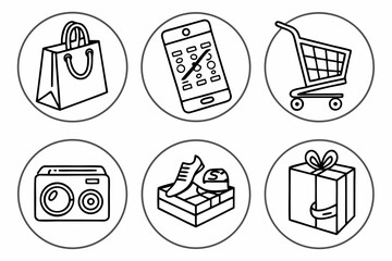 set of icons for web