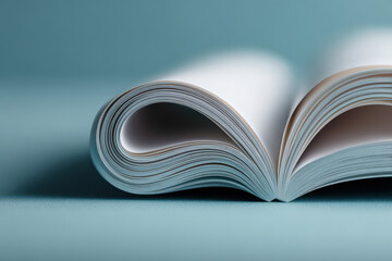 open book with pages