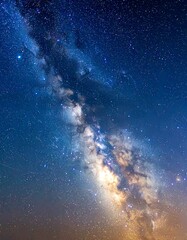 Obraz premium Milky Way Galaxy at Night