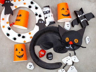 Halloween craft display