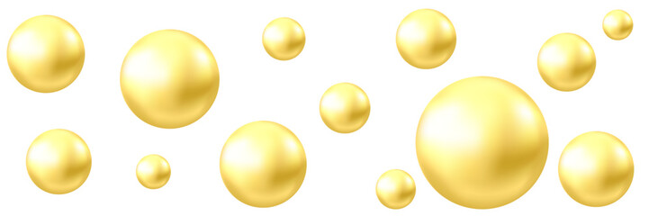 Gold ball background.