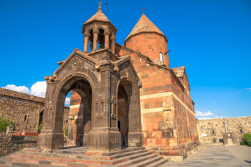Khor Virap is an Armenian monastery located in the Ararat Plain in Armenia, near the border with Turkey, about 8 kilometers south of Artashat, Ararat Province