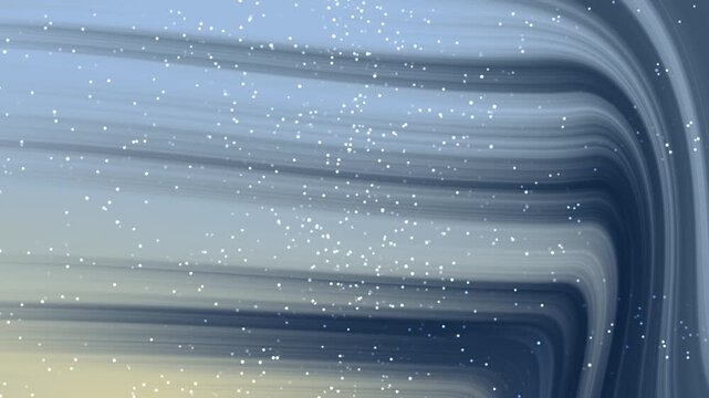 Deep Sea Glow Abstract blue and grey wave with white particles flowing seamlessly, creating a modern and dynamic backdrop