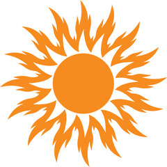  This design symbolizes warmth, energy, and positivity, making it ideal for summer themes, wellness, or uplifting graphics.