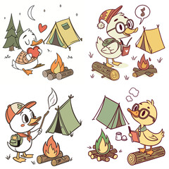 High-Quality ducks Illustrations in Various Styles – SVG Bundle