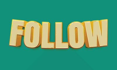 3d text effect template