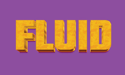 3d text effect template