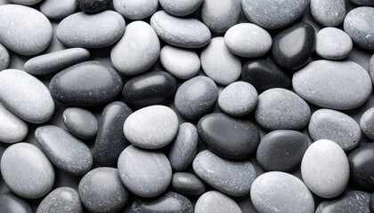 Gray Black And White Stones Background