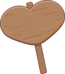 wooden heart sign
