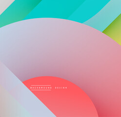 Abstract gradients overlap, creating soft color transitions. Minimalist design with flowing shapes, modern aesthetic.