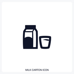 Milk Carton Icon