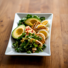 pasta with shrimps Keto Lunch Plate”