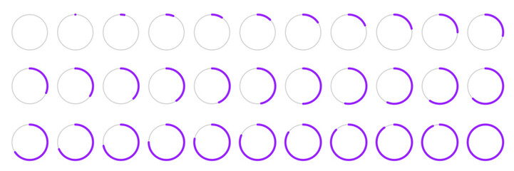 Loading progress. Loading icon set