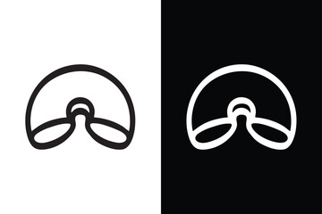 Pharynx icon vector on White Background ,Vector Art Illustration on white background.