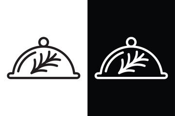Restaurant  icon vector on White Background ,Vector Art Illustration on white background.