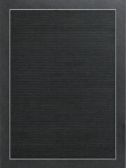 Elegant black funeral frame designed to honor loved ones with a classic touch