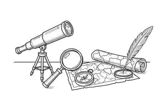 magnifying glass image drawing