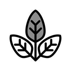Leaf icon design template