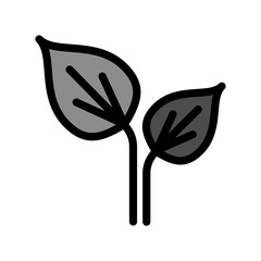 Leaf icon design template