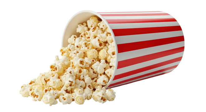 Isolated Popcorn Bucket