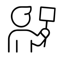 Civil Rights Movement icon set