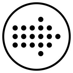 right arrow glyph icon