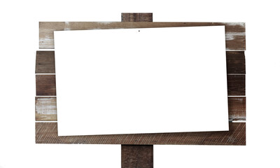 wood sign
