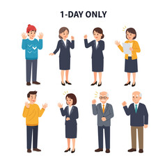 Fototapeta premium 1-Day Only Promotion for All Ages 