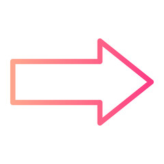 arrow gradient icon
