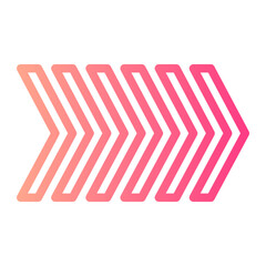 arrows gradient icon