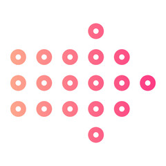 right arrow gradient icon