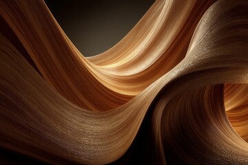 Obraz premium Elegant walnut wood with a smooth, swirling grain pattern