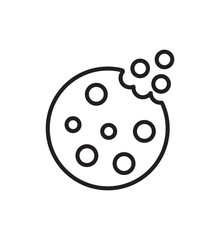 Cookie icons pack for website designs. Cookie vectors icons graphics pack